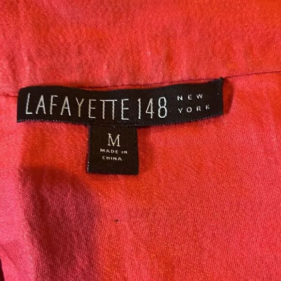 Lafayette 148 silk/viscose cinch-waist jacket, size M! - Picture 12 of 14